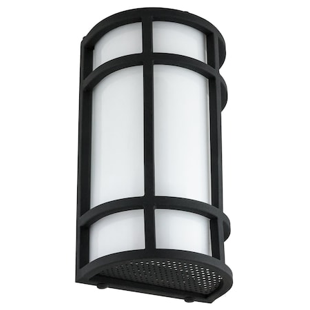Sunlite 12-in LED Light Fixture, Wall Sconce, 3 CCT 3000K-5000K, 15W, 800 Lumens, Non-Dimmable, Blk 81434-SU